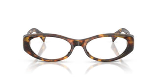 Miu Miu 0mu 03zv Women Havana Oval Eyeglasses