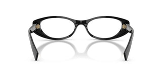 Miu Miu 0mu 03zv Women Black Oval Eyeglasses