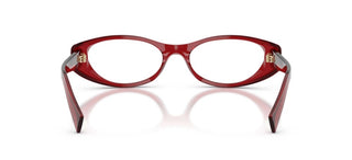 Miu Miu 0mu 03zv Women Red Oval Eyeglasses