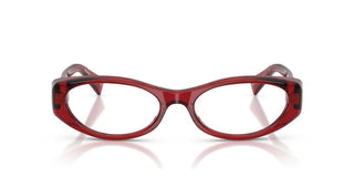 Miu Miu 0mu 03zv Women Red Oval Eyeglasses