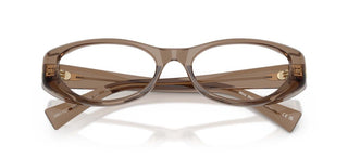 Miu Miu 0mu 03zv Women Brown Oval Eyeglasses