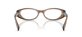 Miu Miu 0mu 03zv Women Brown Oval Eyeglasses