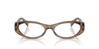 Miu Miu 0mu 03zv Women Brown Oval Eyeglasses