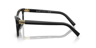 Miu Miu 0mu 04wv Women Black Squared Eyeglasses