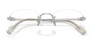 Miu Miu 0mu 53wv Women Silver Oval Eyeglasses