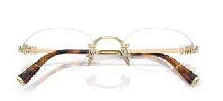 Miu Miu 0mu 53wv Women Gold Oval Eyeglasses