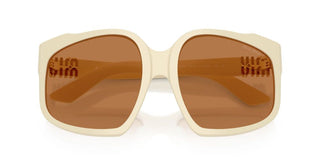 Miu Miu 0mu A07s Women White Oversize Sunglasses