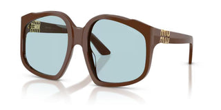 Miu Miu 0mu A07s Women Brown Oversize Sunglasses