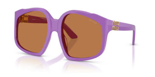 Miu Miu 0mu A07s Women Violet Oversize Sunglasses