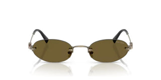Miu Miu 0MU A54S women Gold Oval Sunglasses