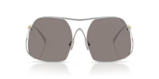 Miu Miu 0mu A55s Women Silver Oversize Sunglasses