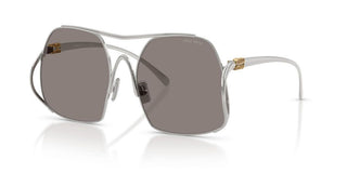 Miu Miu 0mu A55s Women Silver Oversize Sunglasses