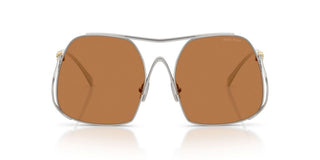 Miu Miu 0mu A55s Women Silver Oversize Sunglasses