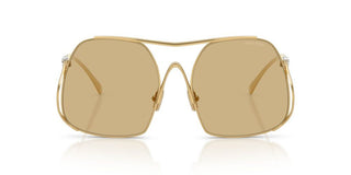 Miu Miu 0mu A55s Women Gold Oversize Sunglasses