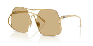 Miu Miu 0mu A55s Women Gold Oversize Sunglasses