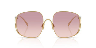 Miu Miu 0MU A57S women Gold Oversize Sunglasses