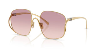 Miu Miu 0MU A57S women Gold Oversize Sunglasses