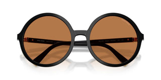 Miu Miu 0MU B02S women Black Round Sunglasses