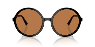 Miu Miu 0MU B02S women Black Round Sunglasses