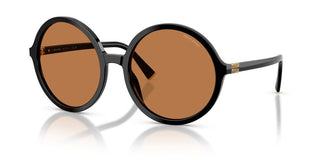 Miu Miu 0MU B02S women Black Round Sunglasses