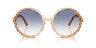 Miu Miu 0MU B02S women Brown Round Sunglasses