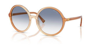 Miu Miu 0MU B02S women Brown Round Sunglasses