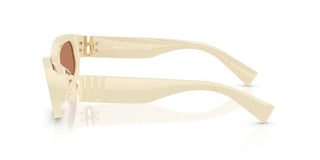 Miu Miu 0mu B04s Women White Rectangle Sunglasses