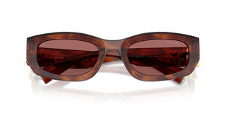 Miu Miu 0mu B04s Women Havana Rectangle Sunglasses