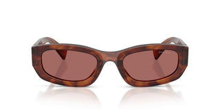 Miu Miu 0mu B04s Women Havana Rectangle Sunglasses