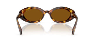 Miu 0MU B09S women Havana Oval Sunglasses