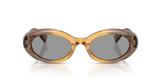 Miu 0MU B09S women Brown Oval Sunglasses