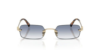 Miu Miu 0mu B50s Women Gold Rectangle Sunglasses