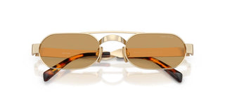 Miu 0MU B52S women Gold Geometric Sunglasses
