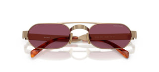 Miu 0MU B52S women Gold Geometric Sunglasses