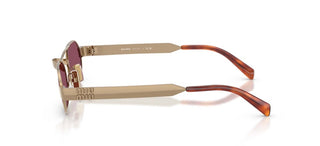 Miu 0MU B52S women Gold Geometric Sunglasses