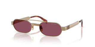 Miu 0MU B52S women Gold Geometric Sunglasses