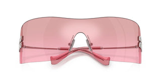 Miu 0MU B53S women Silver Shield Sunglasses