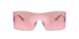 Miu 0MU B53S women Silver Shield Sunglasses