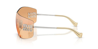 Miu 0MU B53S women Silver Shield Sunglasses