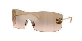 Miu 0MU B53S women Gold Shield Sunglasses