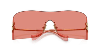 Miu Miu 0mu B53s Women Gold Shield Sunglasses