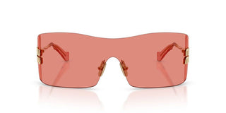 Miu Miu 0mu B53s Women Gold Shield Sunglasses