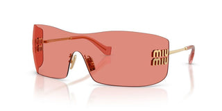 Miu 0MU B53S women Gold Shield Sunglasses