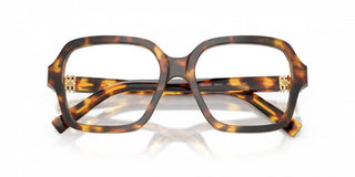 Miu Miu 0mu  03yv Women Havana Oversize Eyeglasses