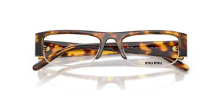 Miu Miu 0mu  B07s Opt Women Havana Squared Eyeglasses