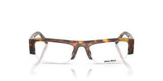 Miu Miu 0mu  B07s Opt Women Havana Squared Eyeglasses