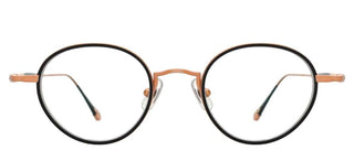 Matsuda 10189h-i Unisex Rose Gold Round Eyeglasses