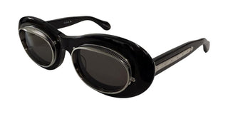 Matsuda 10604H unisex Black Oval Sunglasses