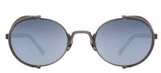 Matsuda 10610h Unisex Silver Round Sunglasses