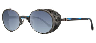 Matsuda 10610h Unisex Silver Round Sunglasses